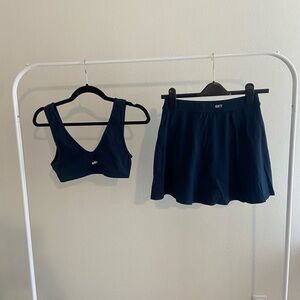 NWT - SET Active Navy Sports Bra and Tennis Skirt (both size small)